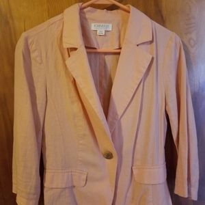 Forever 21 peach Blazer medium